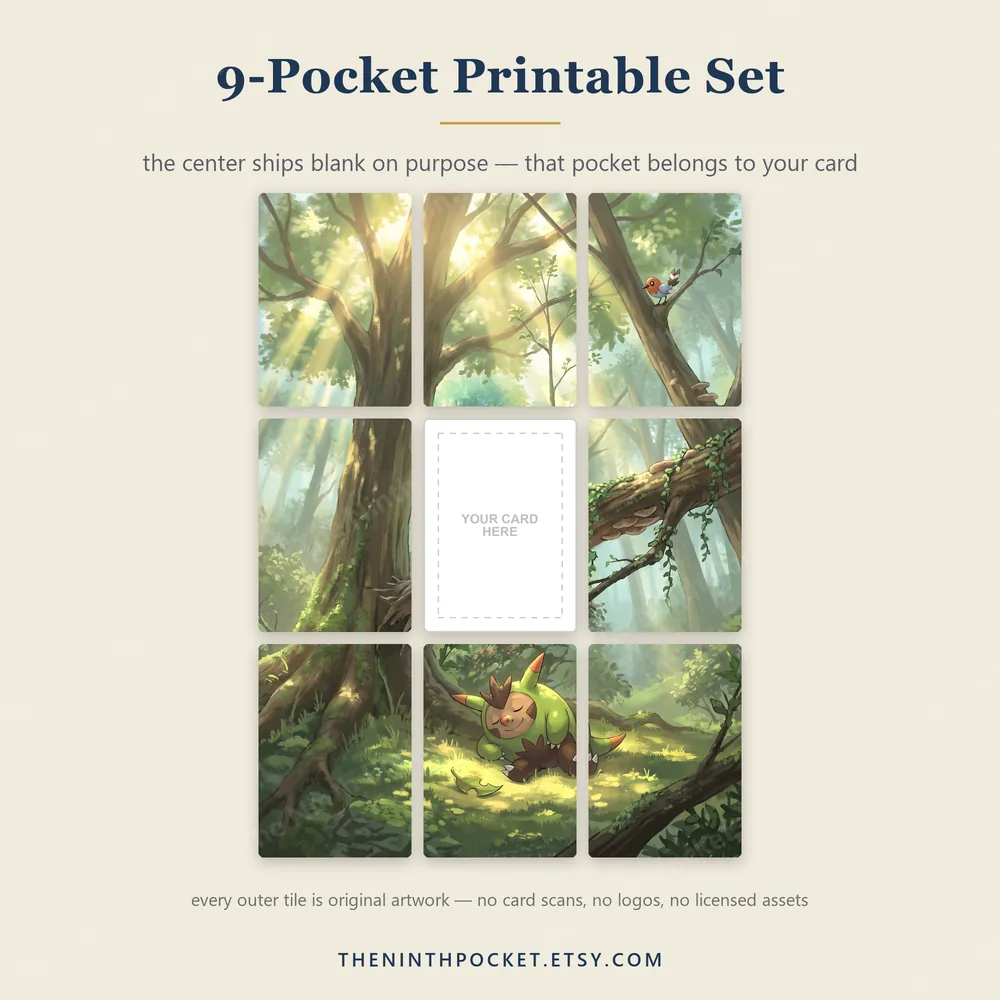 Printable tile set for Chespin 087/086 Chaos Rising