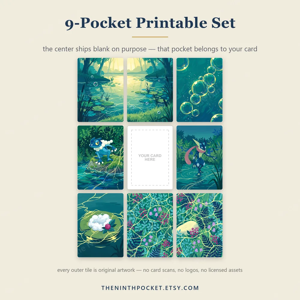 Printable tile set for Froakie 088/086 Chaos Rising