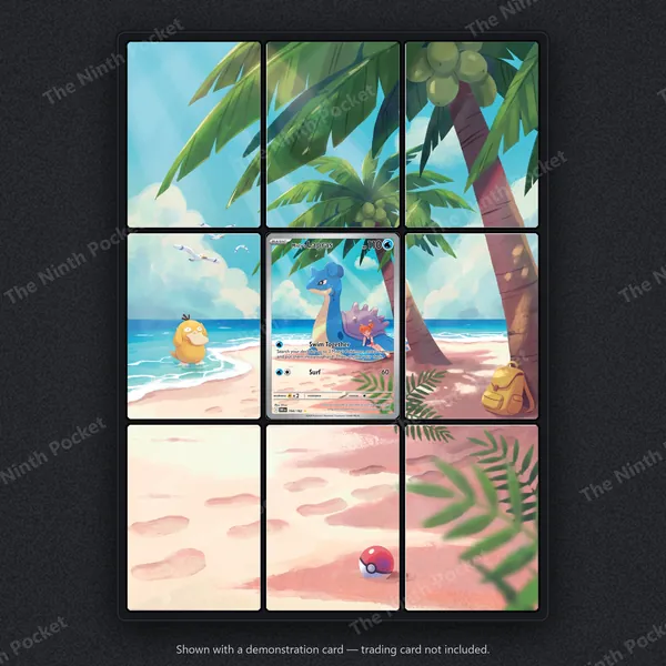 Misty's Lapras 194/182 Destined Rivals binder page shown in a 9-pocket binder