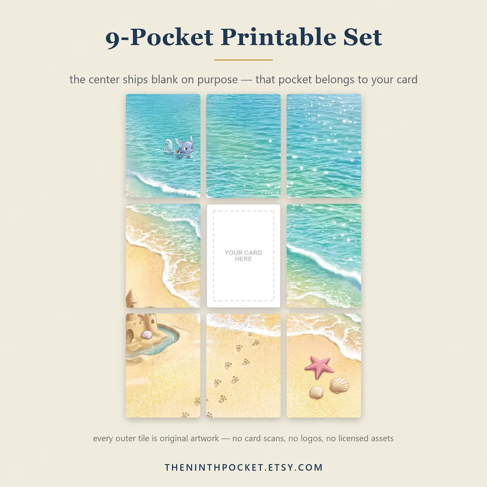 Printable tile set for Squirtle 170/165 Scarlet & Violet 151