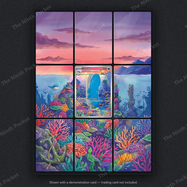 Wailord 162/159 Journey Together binder page shown in a 9-pocket binder